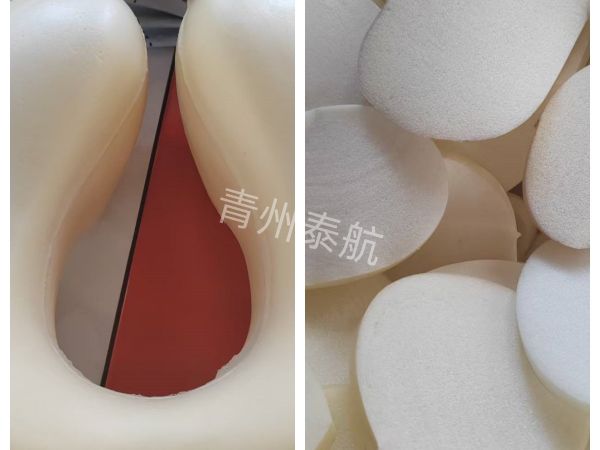 記憶棉枕切片對比